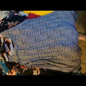 Cute black striped dress!